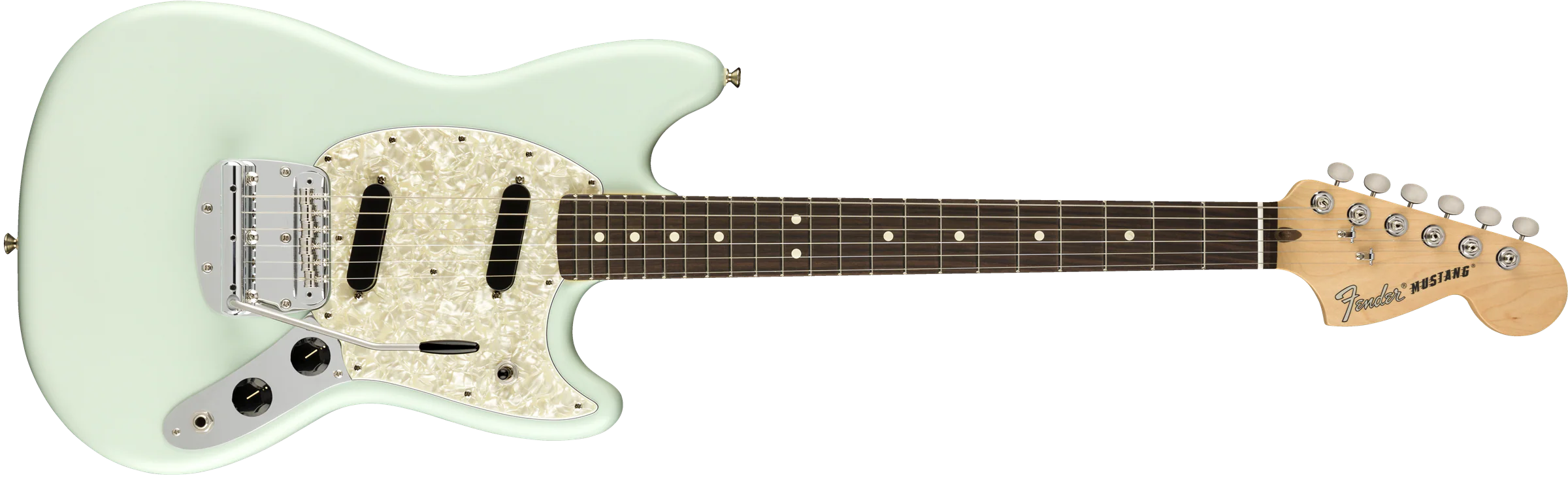 Fender American Performer Mustang - Sonic Blue - Image 2