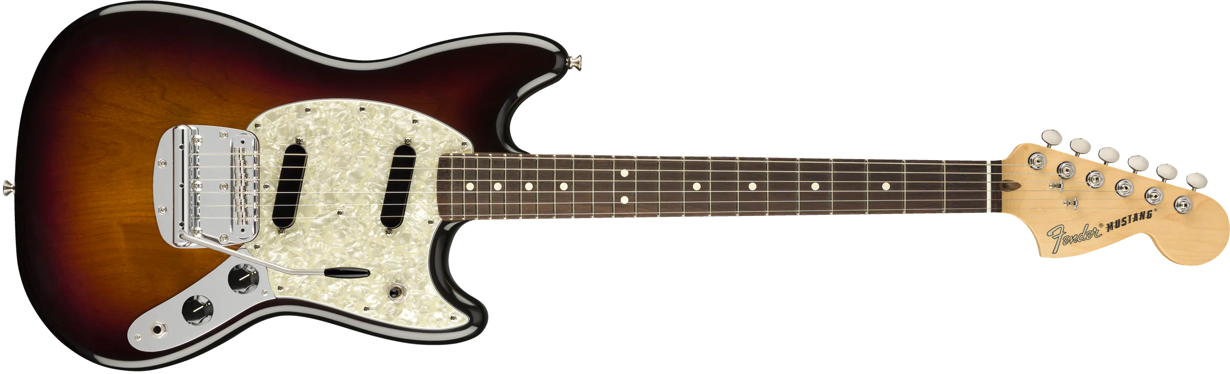 Fender American Performer Mustang - 3-Tone Sunburst - Image 2