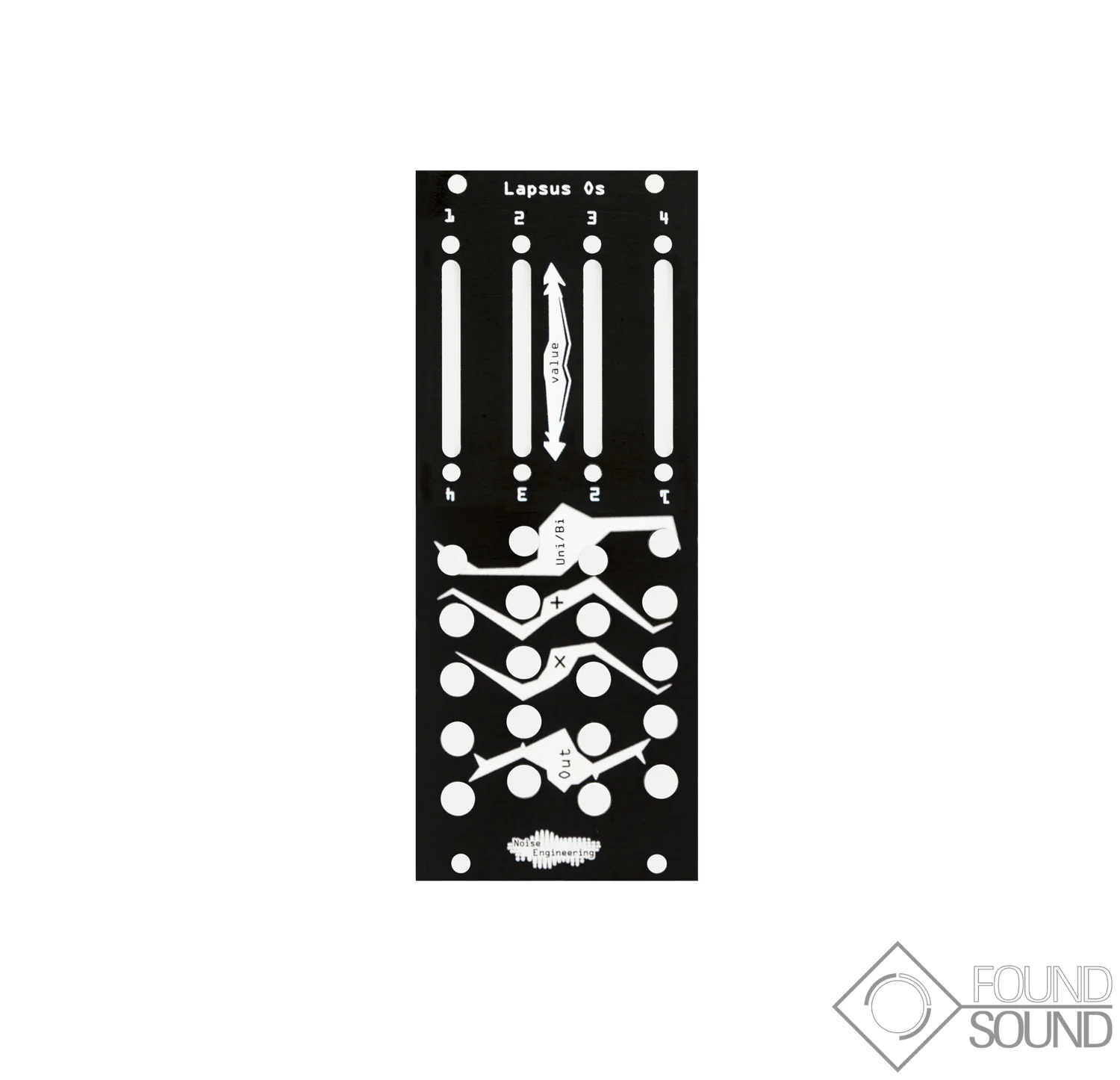 Noise Engineering Lapsus OS Black/ Blind Panel