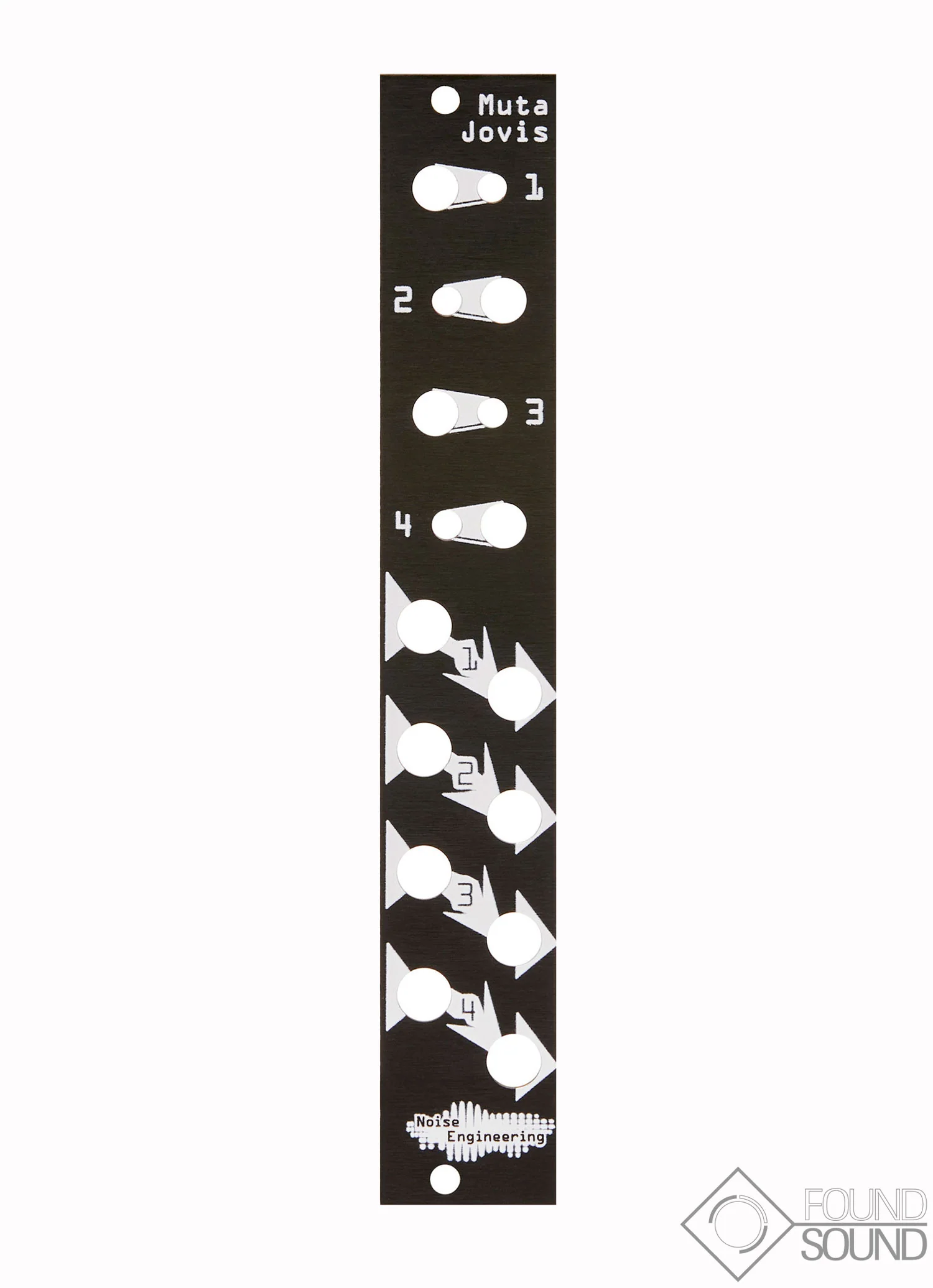 Noise Engineering Muta Jovis Black/ Blind Panel