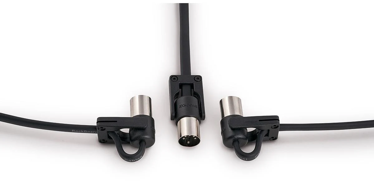 Warwick Rockboard FlaX Plug 60cm MIDI Cable Black - Image 2