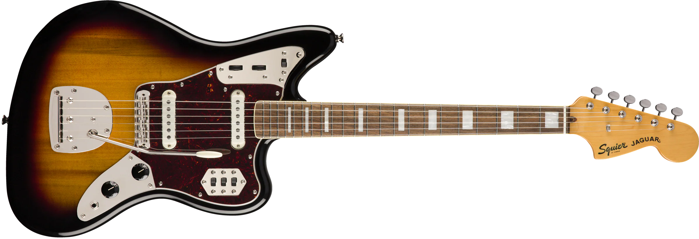 Fender Squier Classic Vibe '70s Jaguar Sunburst - Image 4