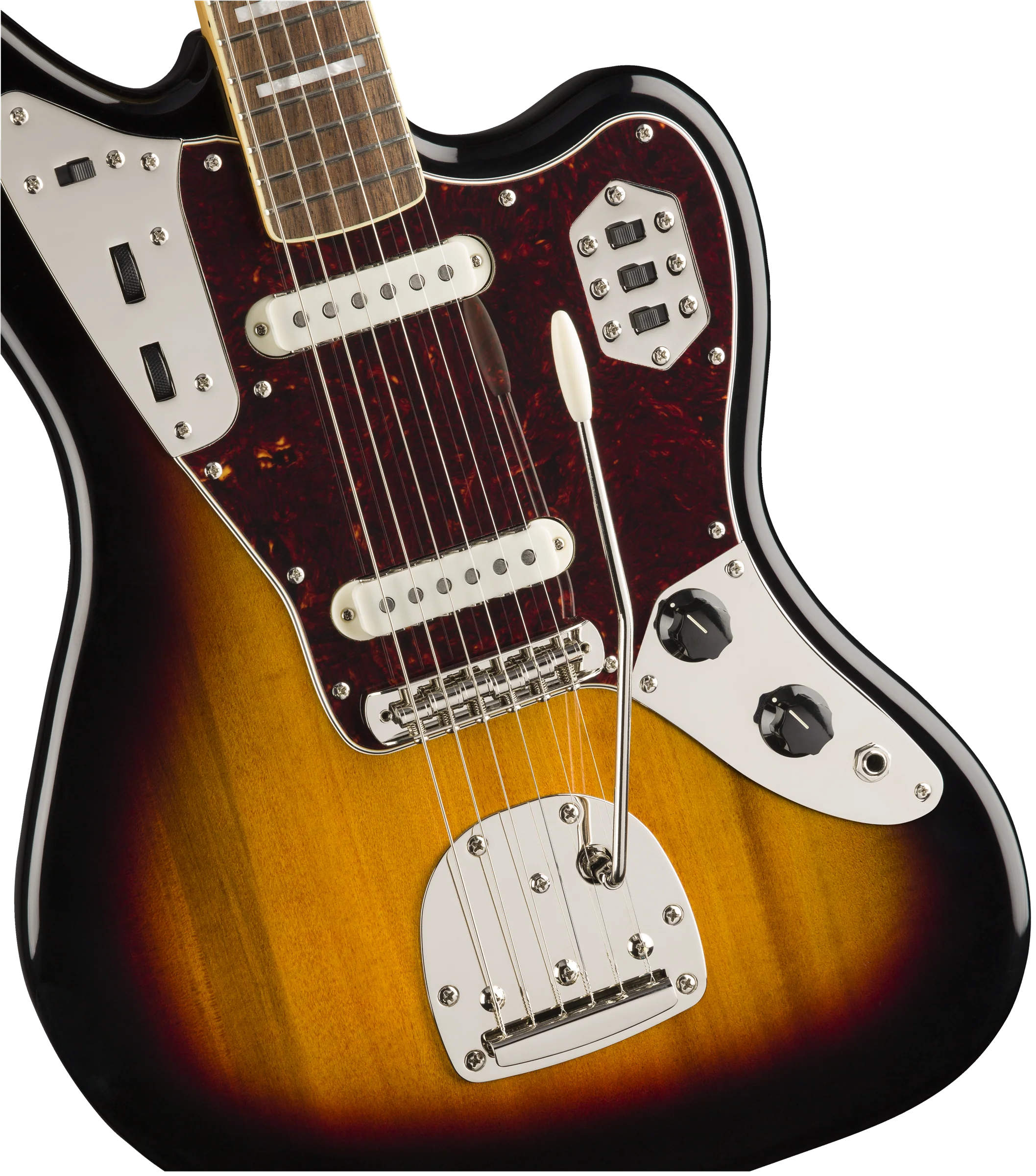 Fender Squier Classic Vibe '70s Jaguar Sunburst - Image 6
