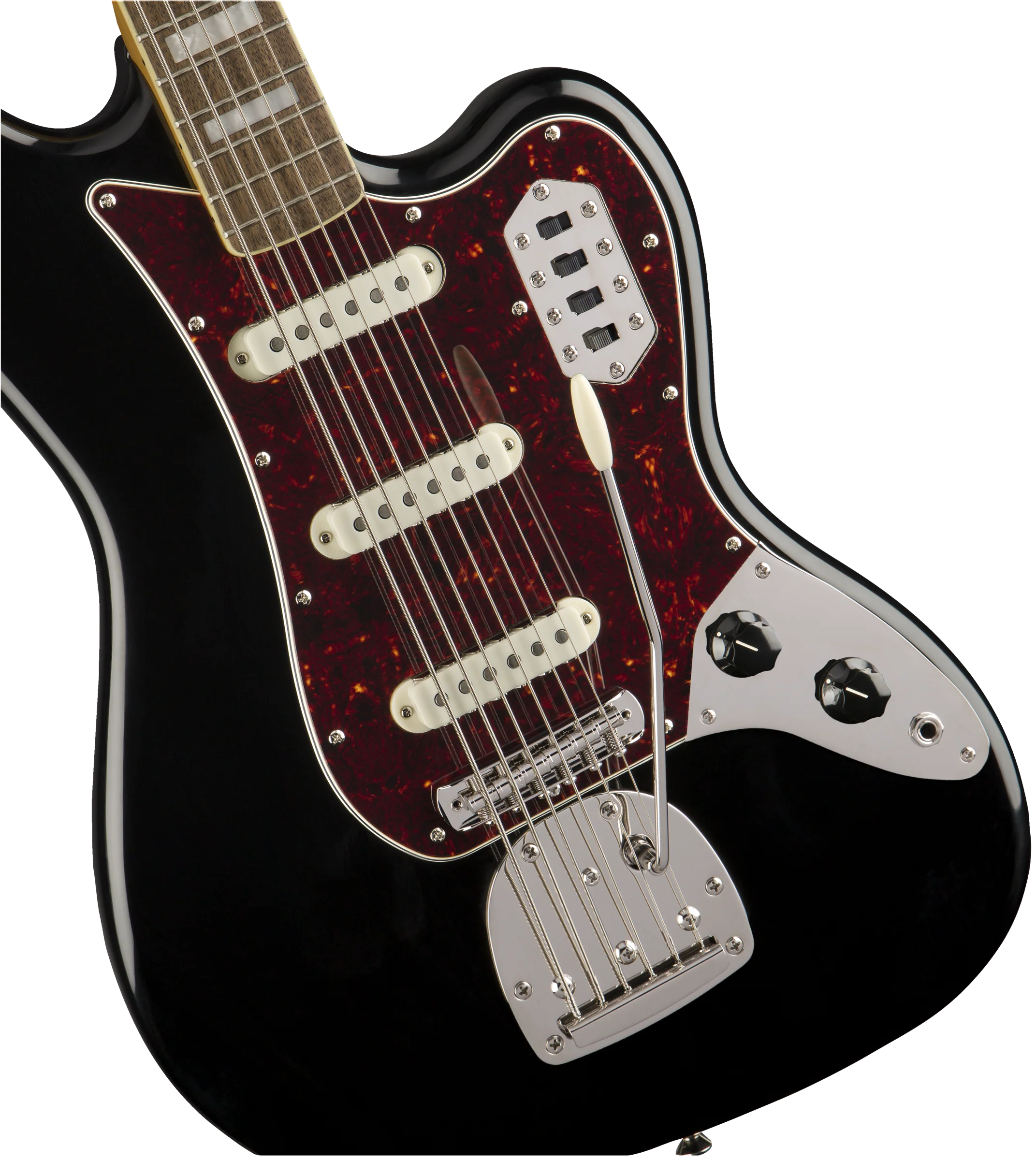Fender Squier Classic Vibe Bass VI - Black - Image 6