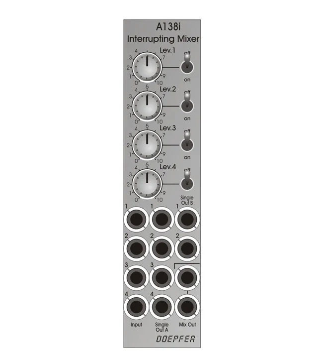 Doepfer A-138i Interrupting Mixer Slim Line