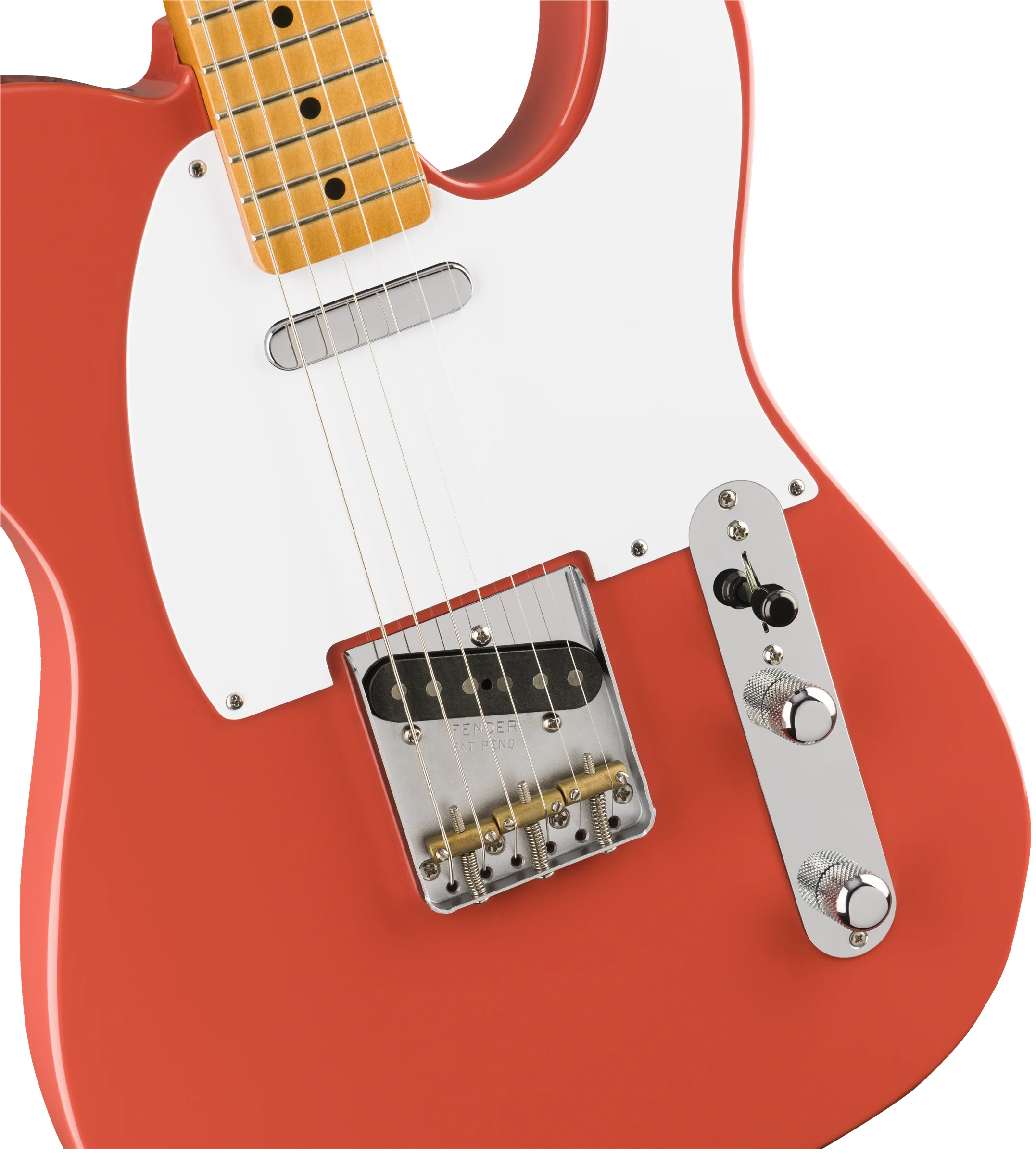 Fender Vintera '50s Telecaster Maple Fiesta Red - Image 6