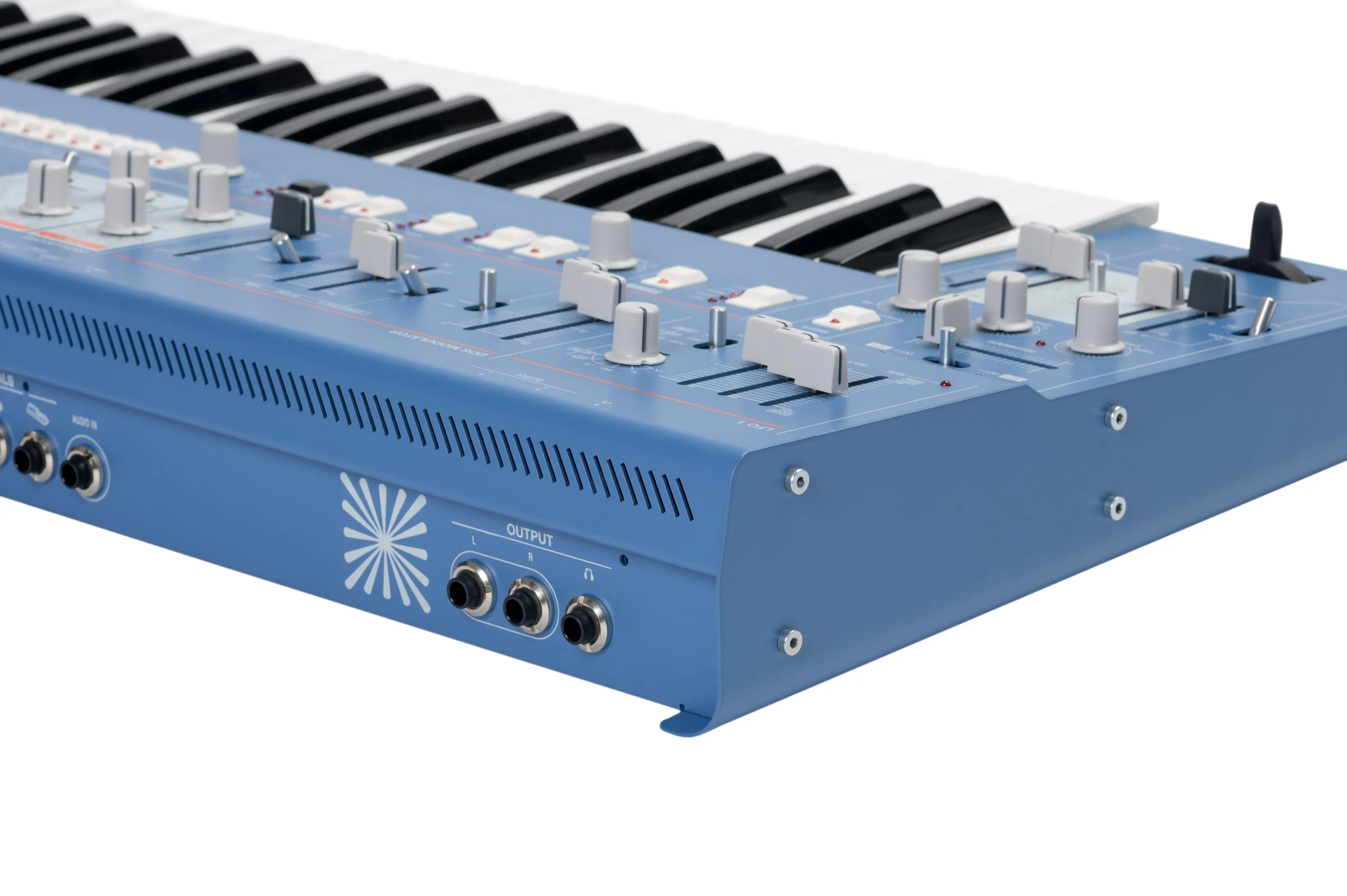 UDO Super 6 12 Voice Polyphonic Stereo-Analogue Synthesizer - Blue - Image 8