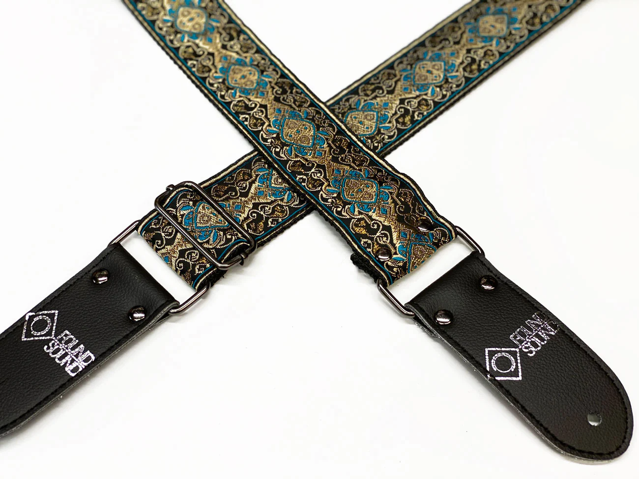 DSL Jacquard Weave APR-Blue Guitar Strap