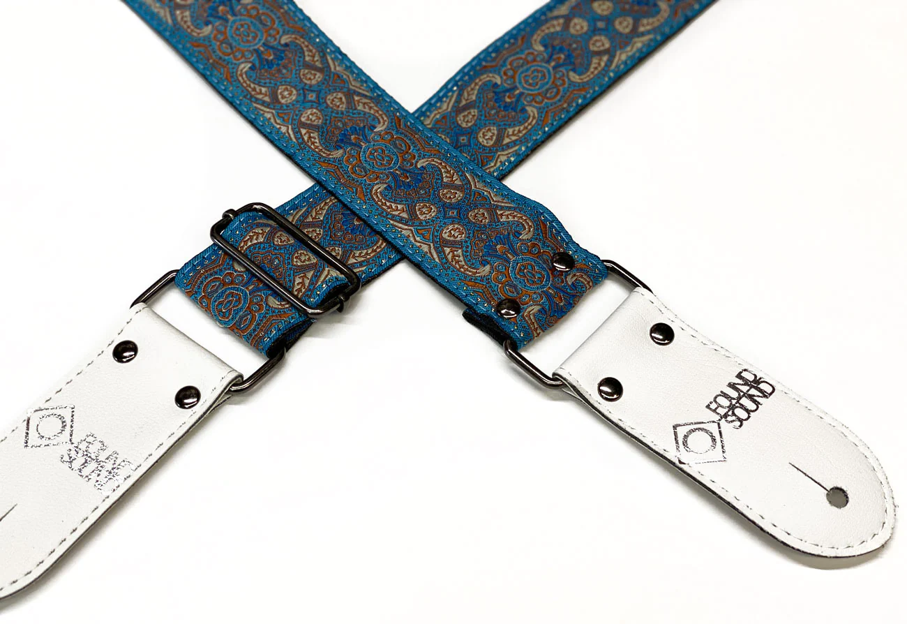 DSL Jacquard Weave TAD-Blue Guitar Strap
