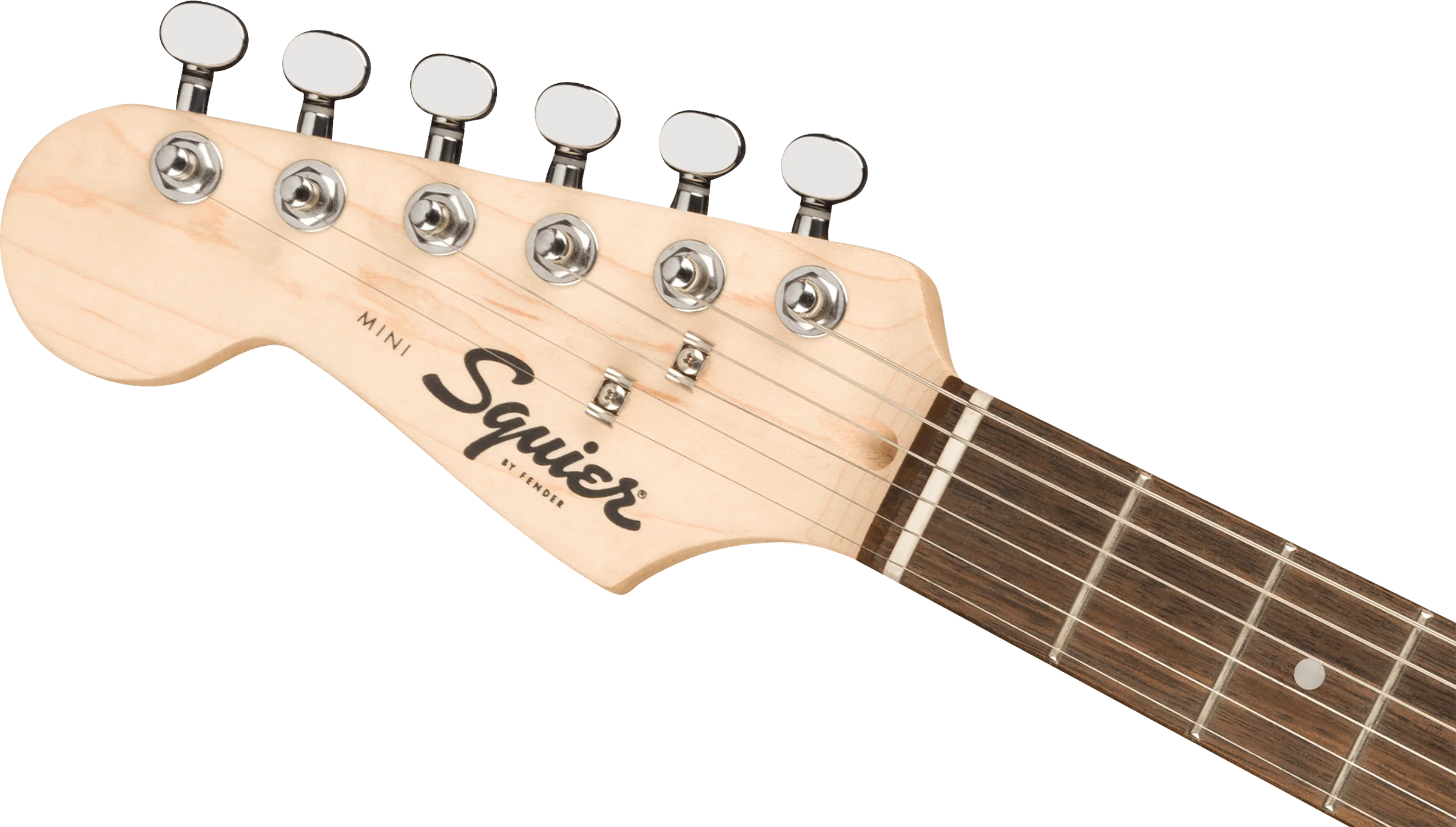 Left Handed Fender Squier Mini Stratocaster - Black - Image 2