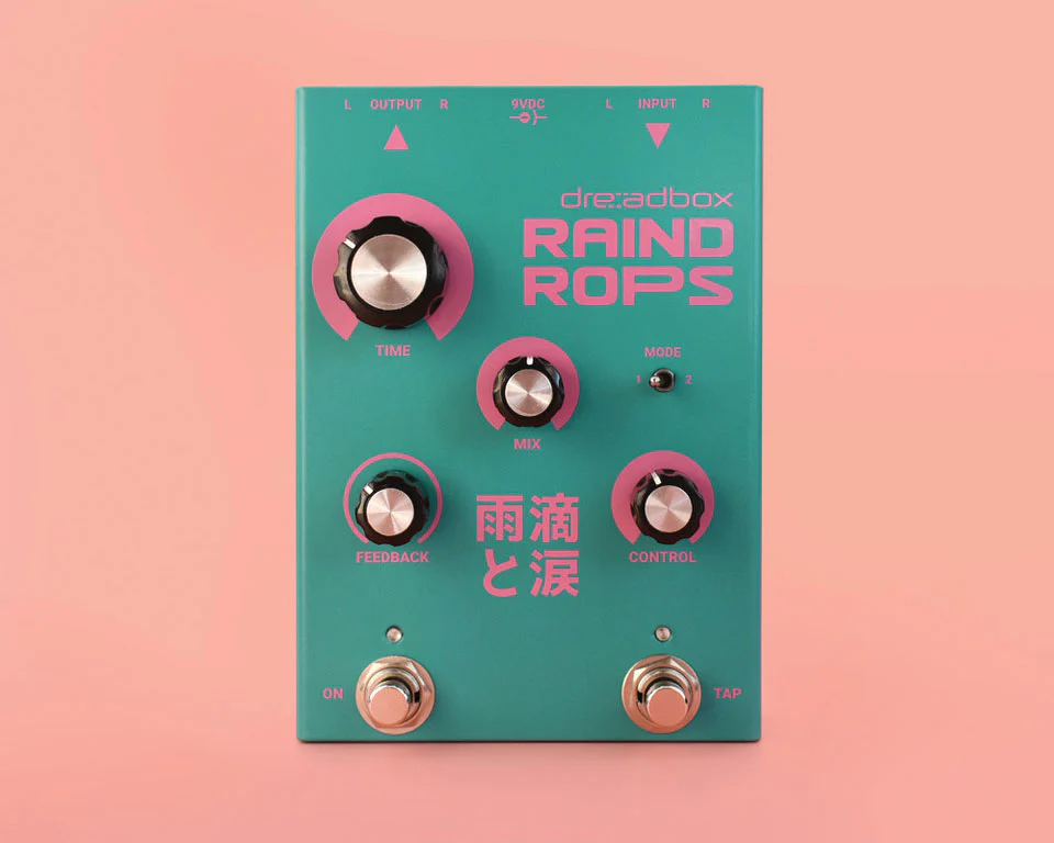 Dreadbox Raindrops Hybrid Delay/Pitch Shifter/Reverb Pedal