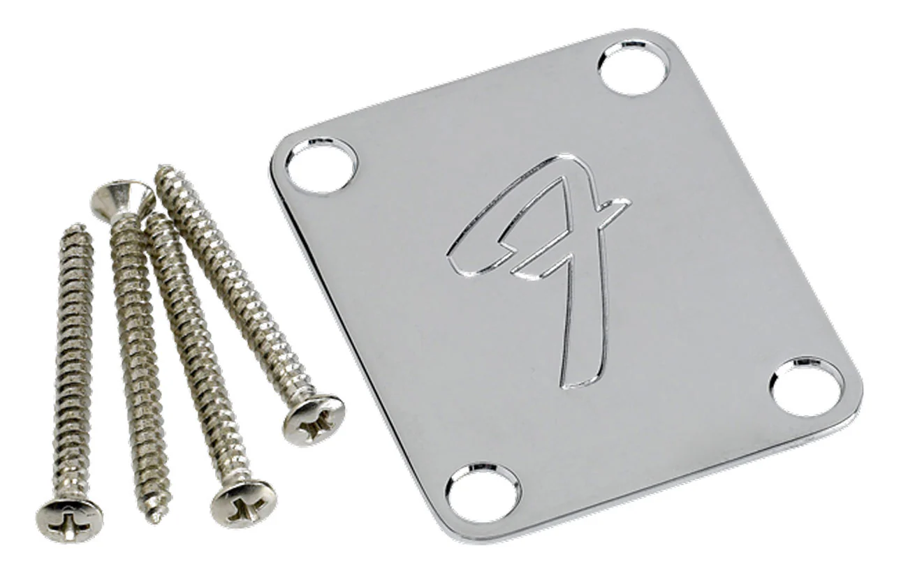 Fender 4-Bolt Vintage-Style Neck Plate "F"