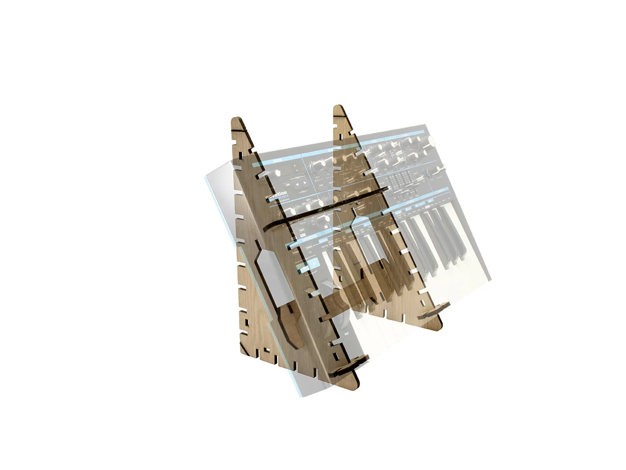 LOCI Classic Interlocking Modular Desktop Stand - Image 6