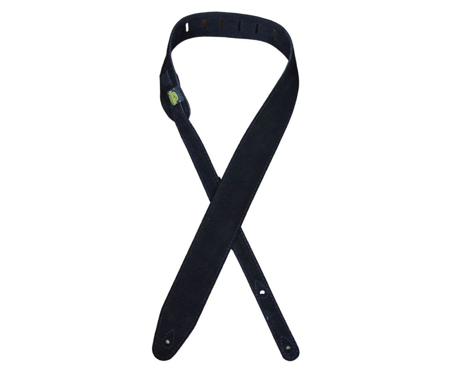 Colonial Leather DSS Double Suede Guitar Strap - Black