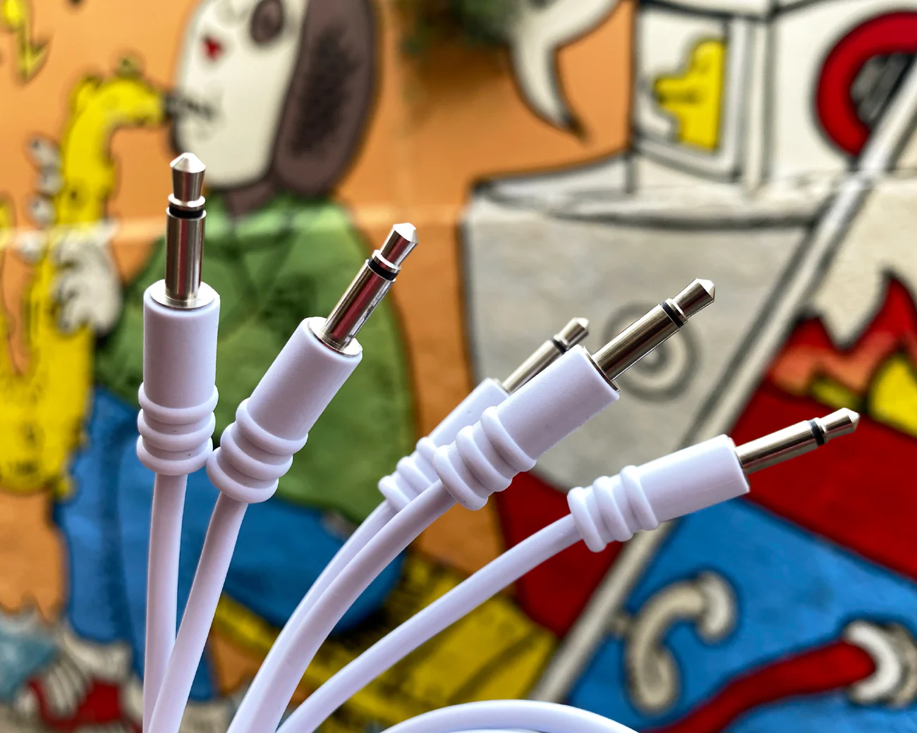 ALM Busy Circuits 90cm White Patch Cables - Pack of 3