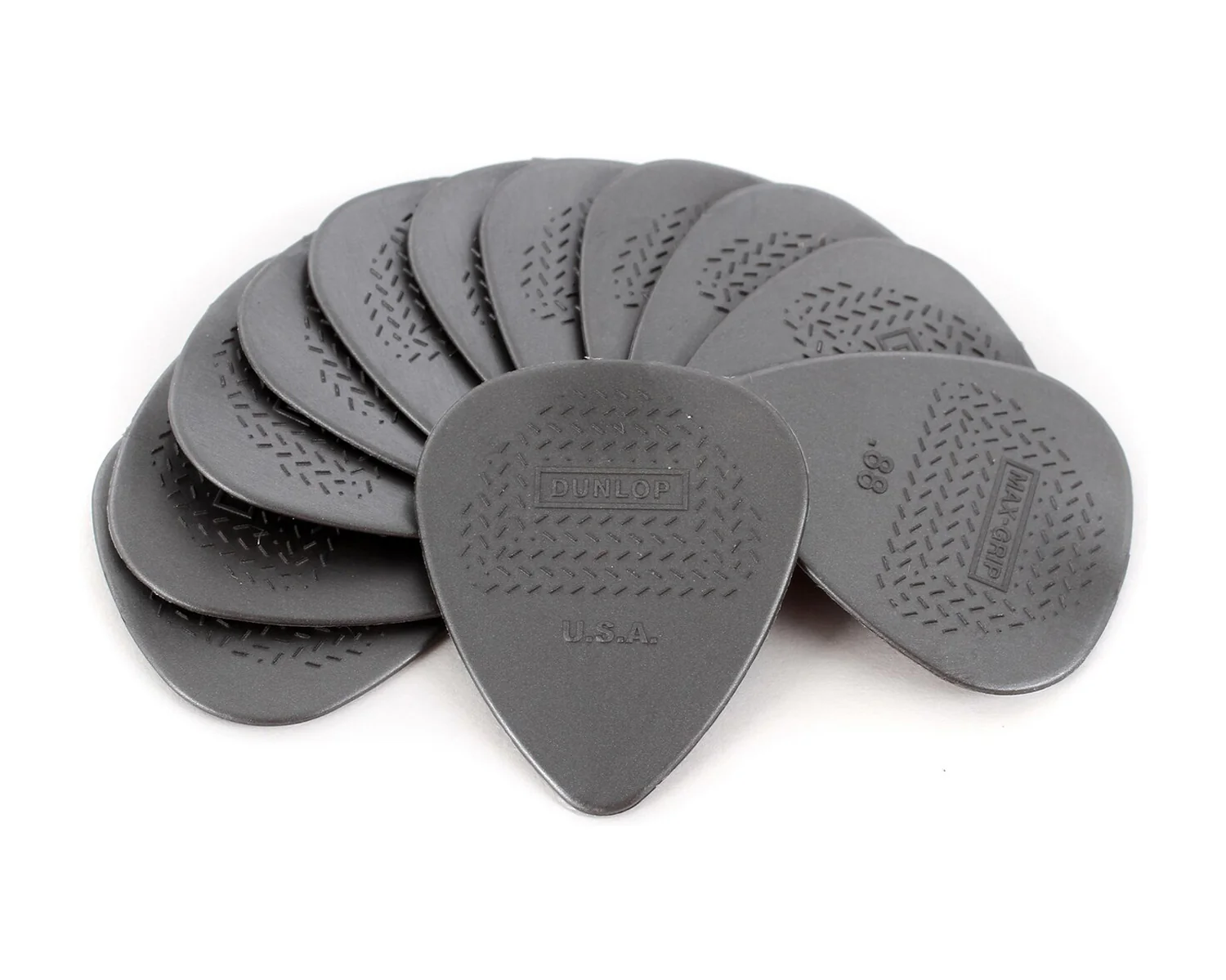 Jim Dunlop Max Grip Nylon Standard Pick .88 (Pack of 12)