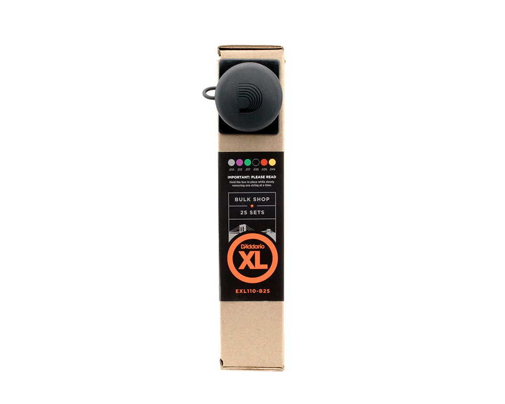 D'Addario EXL110-B25 Nickel Wound Electric Guitar Strings Regular Light 10-46 Bulk 25 Sets - Image 2