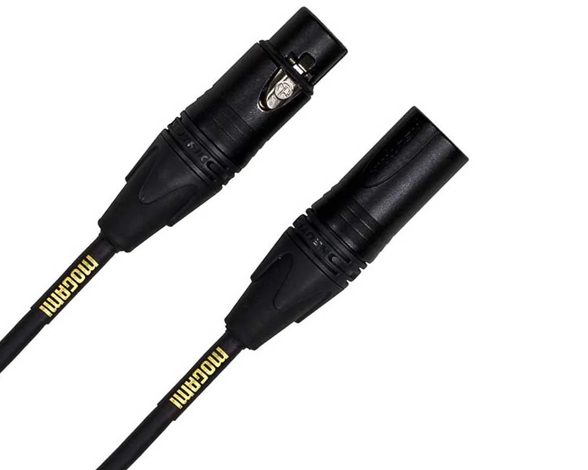 Mogami 1' MXLR-FXLR Patch Cable W/ 2893 Quad Core