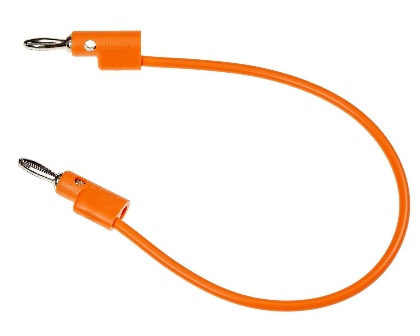 Buchla Banana Cable 25cm/10" - Orange