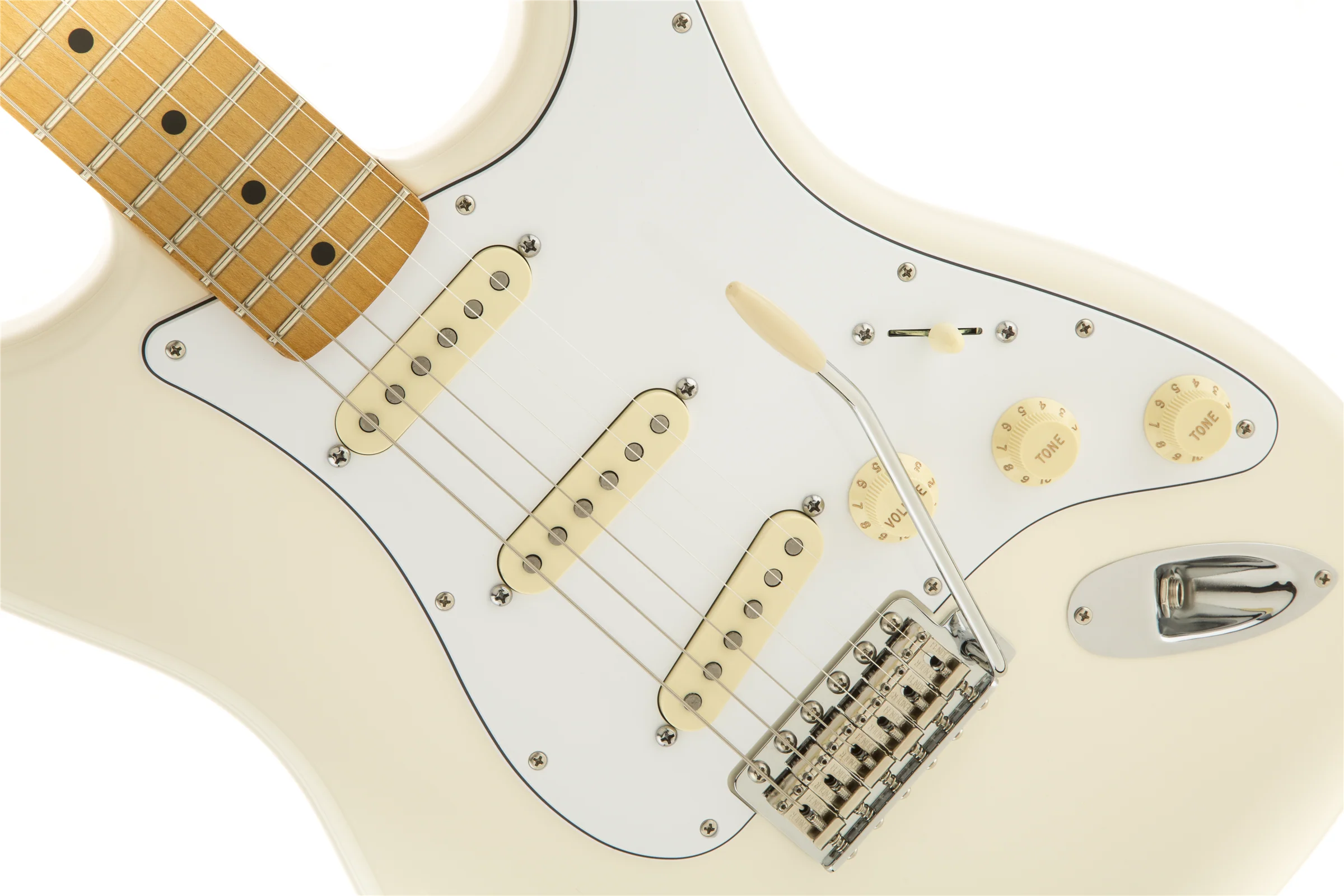Fender Jimi Hendrix Stratocaster - Maple Fingerboard - Olympic White - Image 7