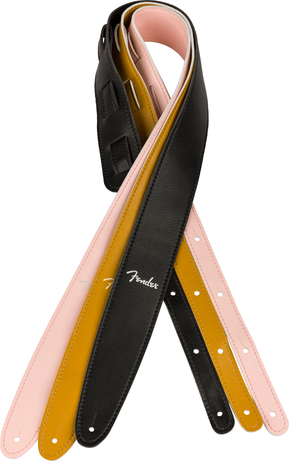 Fender Vegan Leather 2.5" Strap - Butterscotch - Image 3