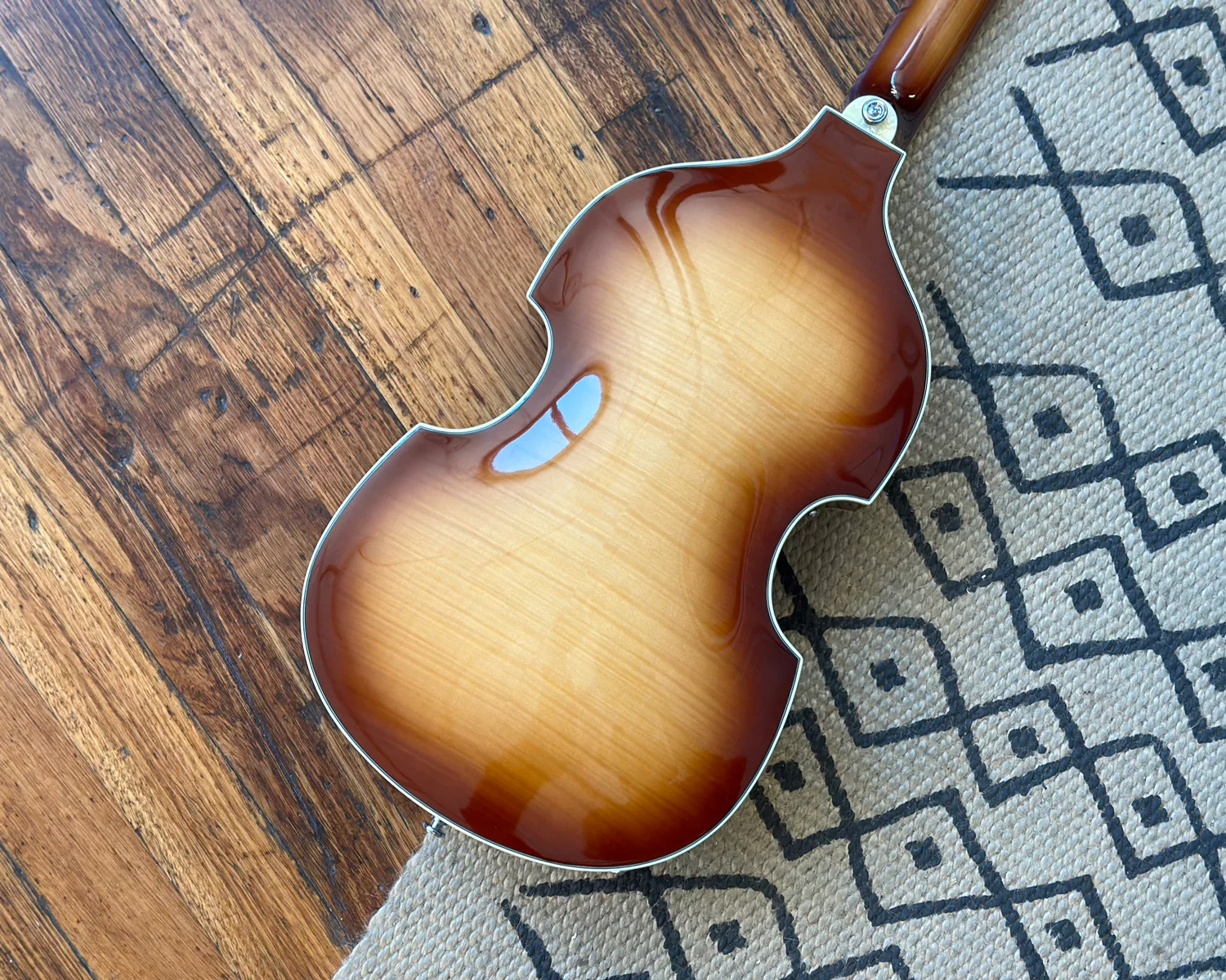 Left Handed Höfner Contemporary Series HCT-500/1 - Brown Sunburst - Image 3