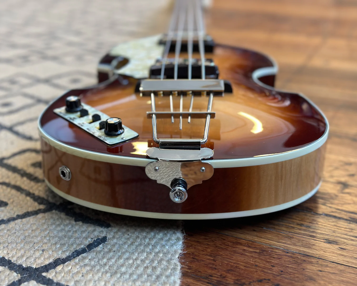 Left Handed Höfner Contemporary Series HCT-500/1 - Brown Sunburst - Image 7