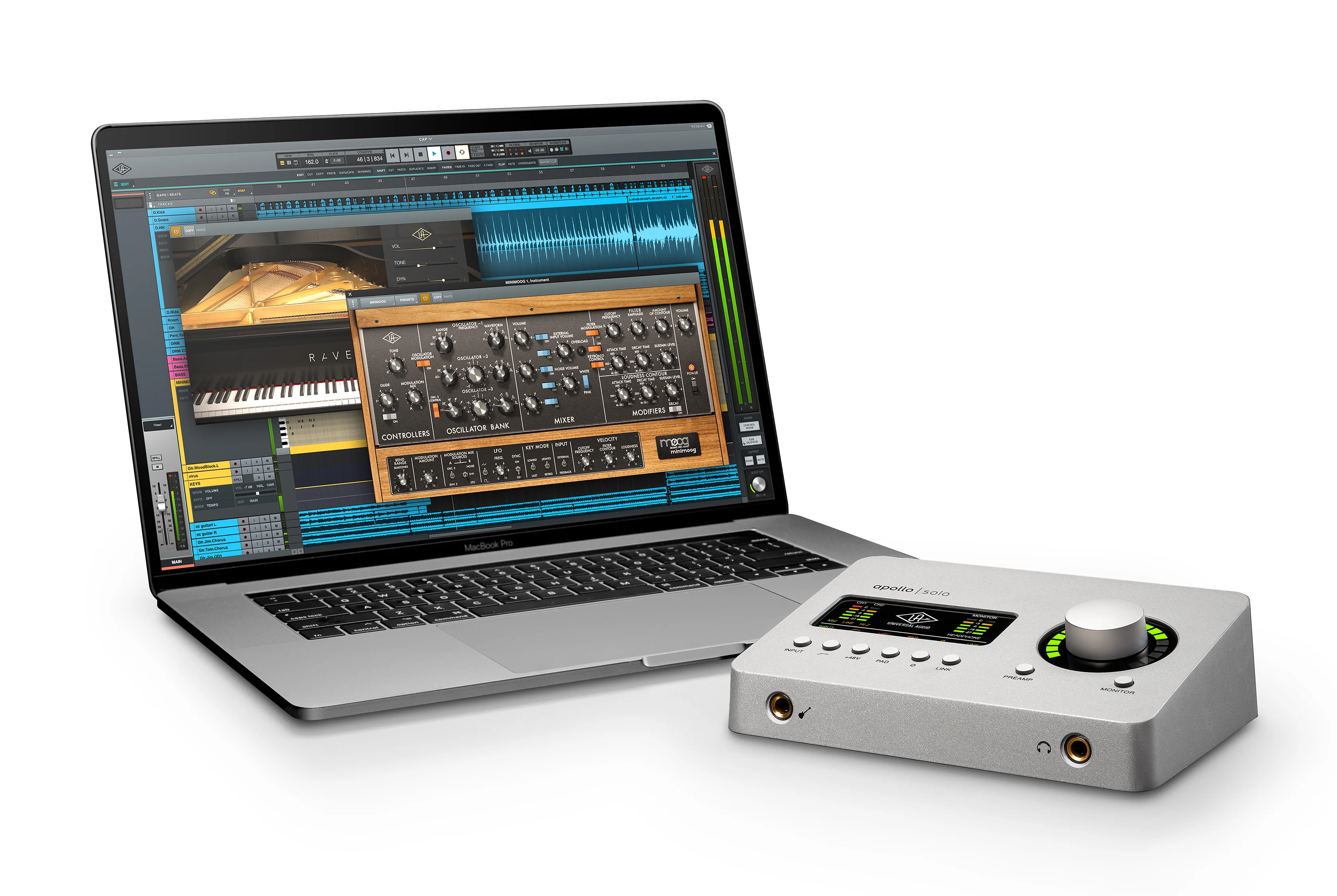 Universal Audio Apollo Solo Thunderbolt 3 Audio Interface Heritage Edition - Image 4