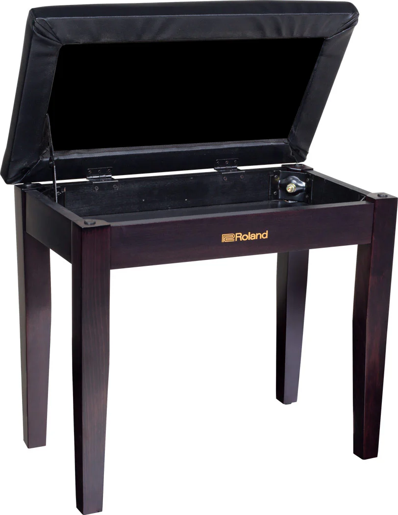 Roland Piano Bench w/ Cushioned Seat & Storage Compartment - Image 2