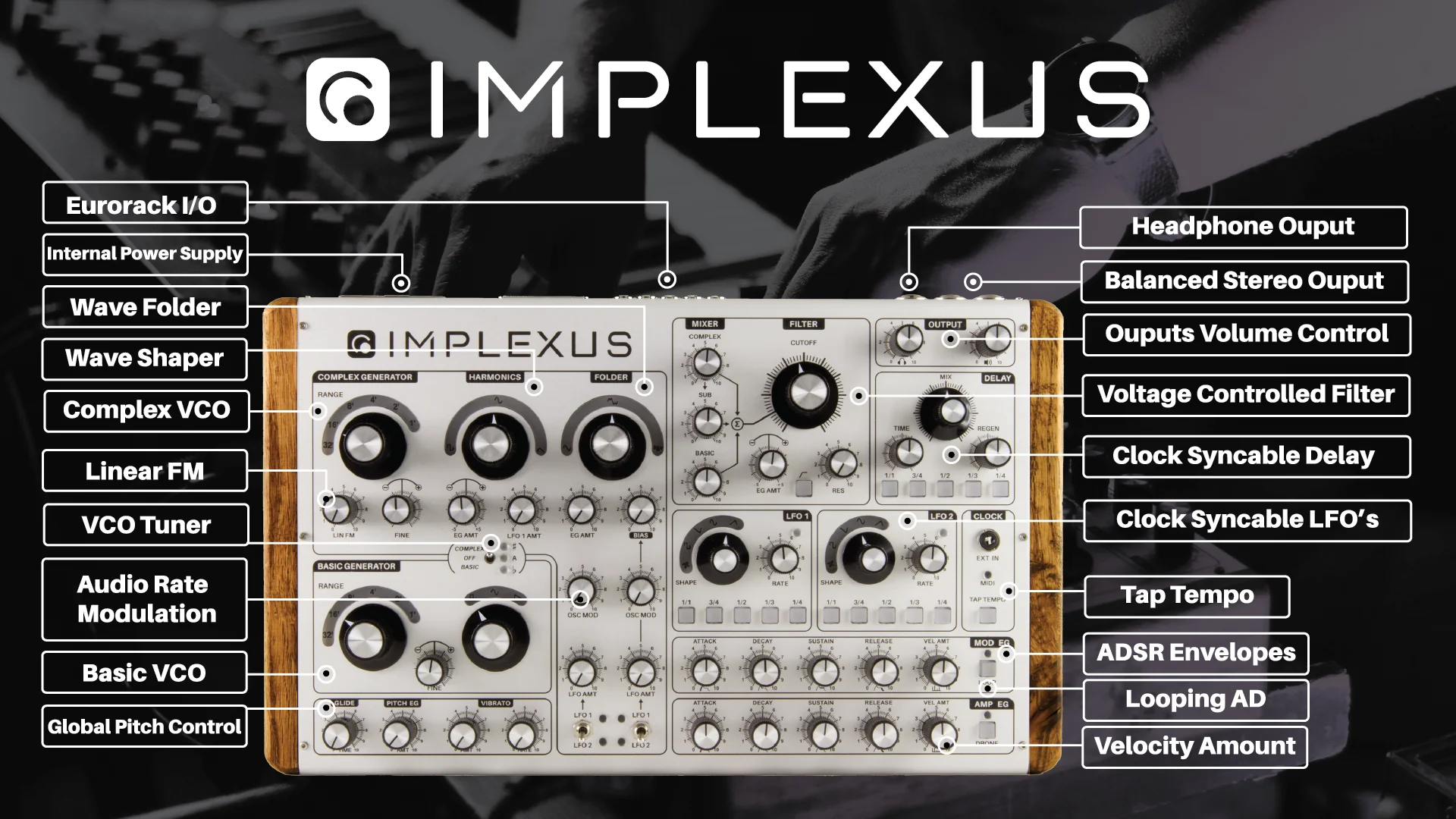 Majella Audio Implexus Hybrid Desktop Analogue Synthesizer - Image 6