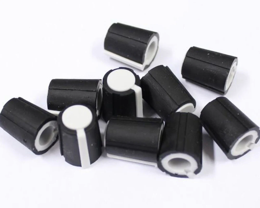 Make Noise White Flatted Knobs - Small (10)