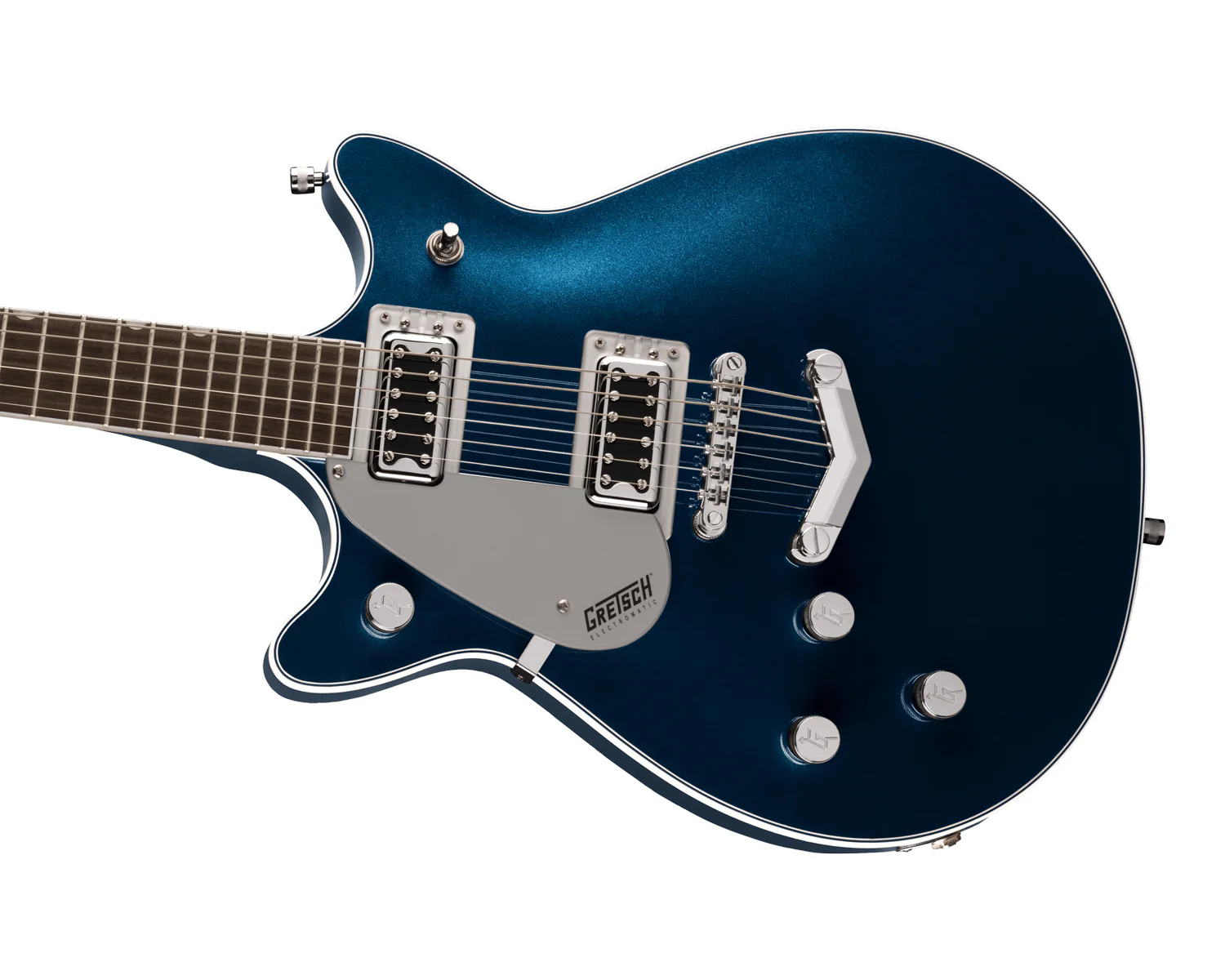 Gretsch G5232LH Electromatic Double Jet FT, with V-Stoptail, Left-Handed - Midnight Sapphire
