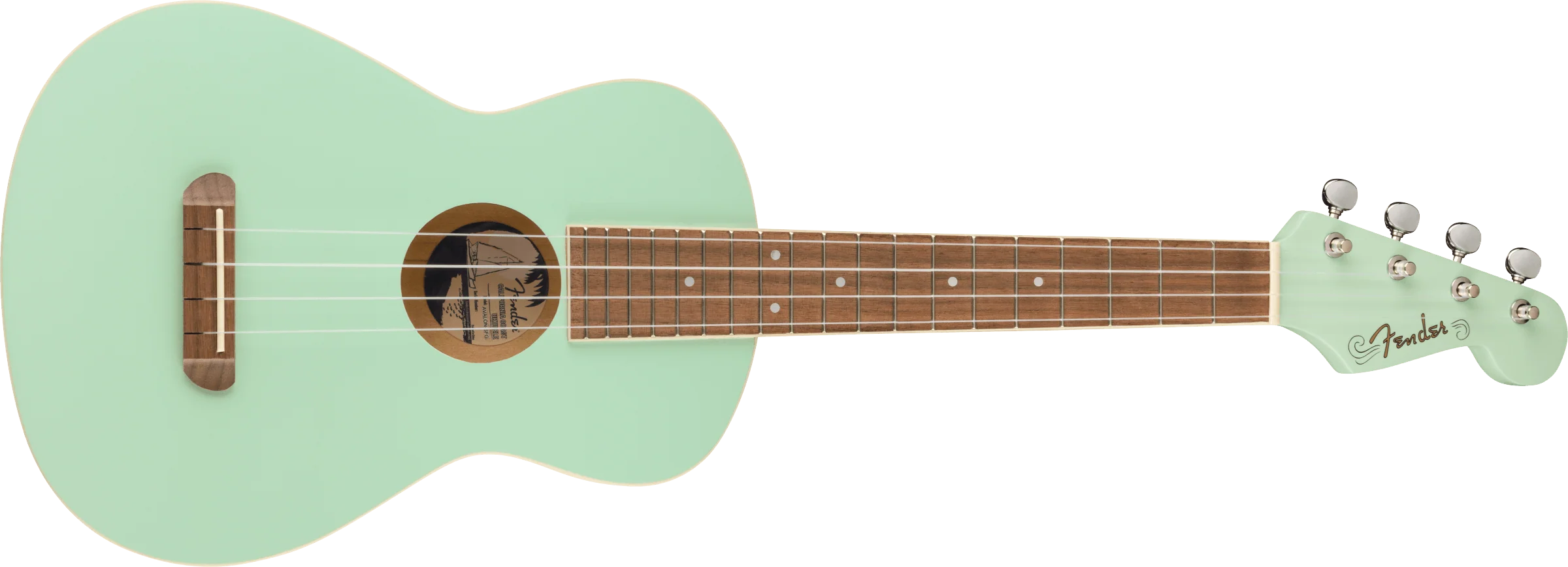 Fender Avalon Tenor Ukulele - Surf Green - Image 2