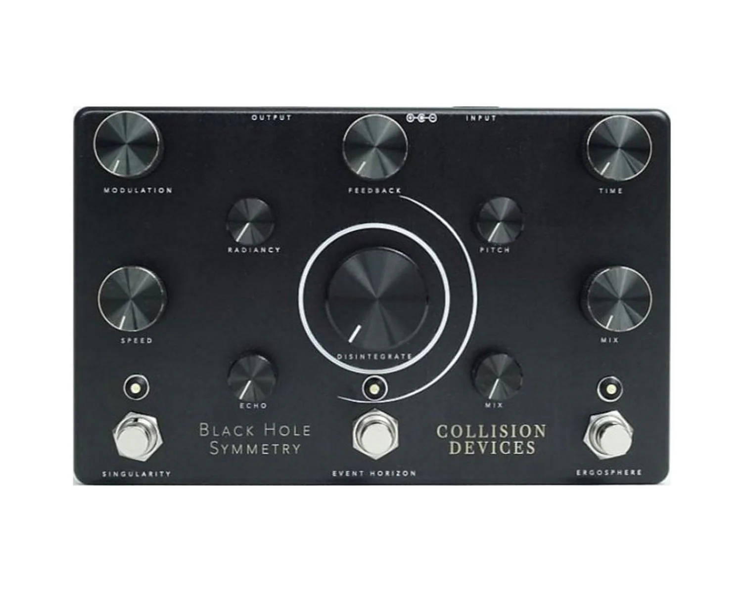 Collision Devices Black Hole Symmetry Delay Reverb Fuzz Pedal