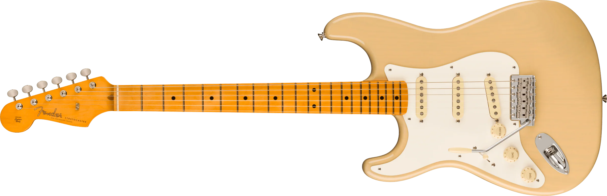 American Vintage II 1957 Stratocaster - Left-Hand - Vintage Blonde - Image 4