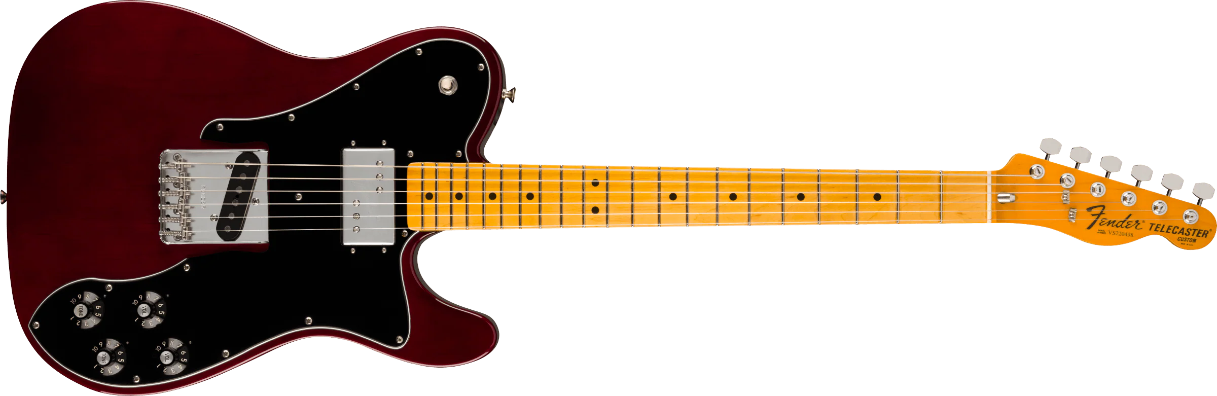 Fender American Vintage II 1977 Telecaster Custom - Wine - Image 2