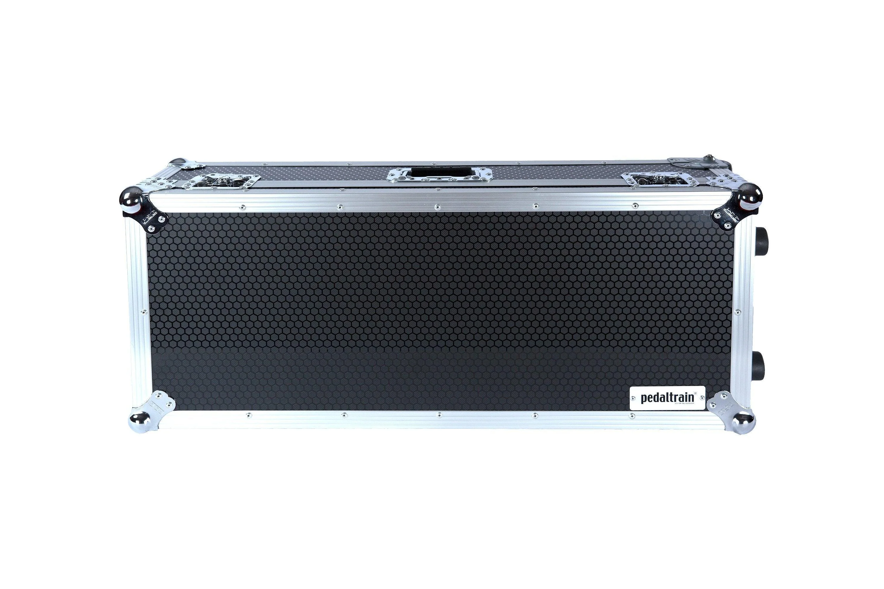 Pedaltrain JR MAX with Wheeled Tour Case - Black Honeycomb - Image 5