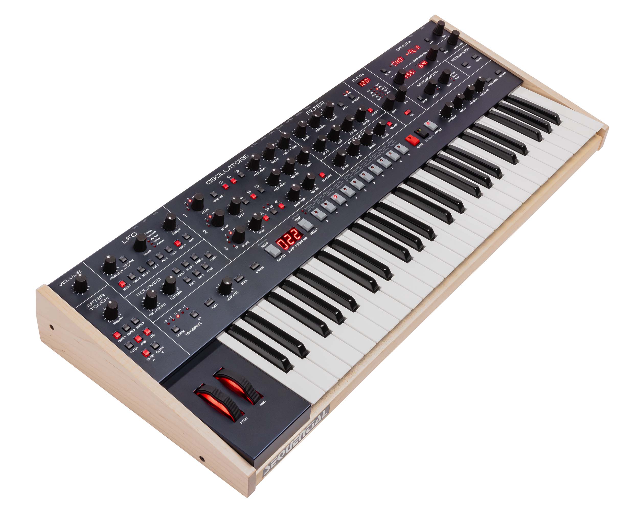 Sequential Trigon-6 6-Voice Polyphonic Analog Synthesizer Keyboard - Image 2