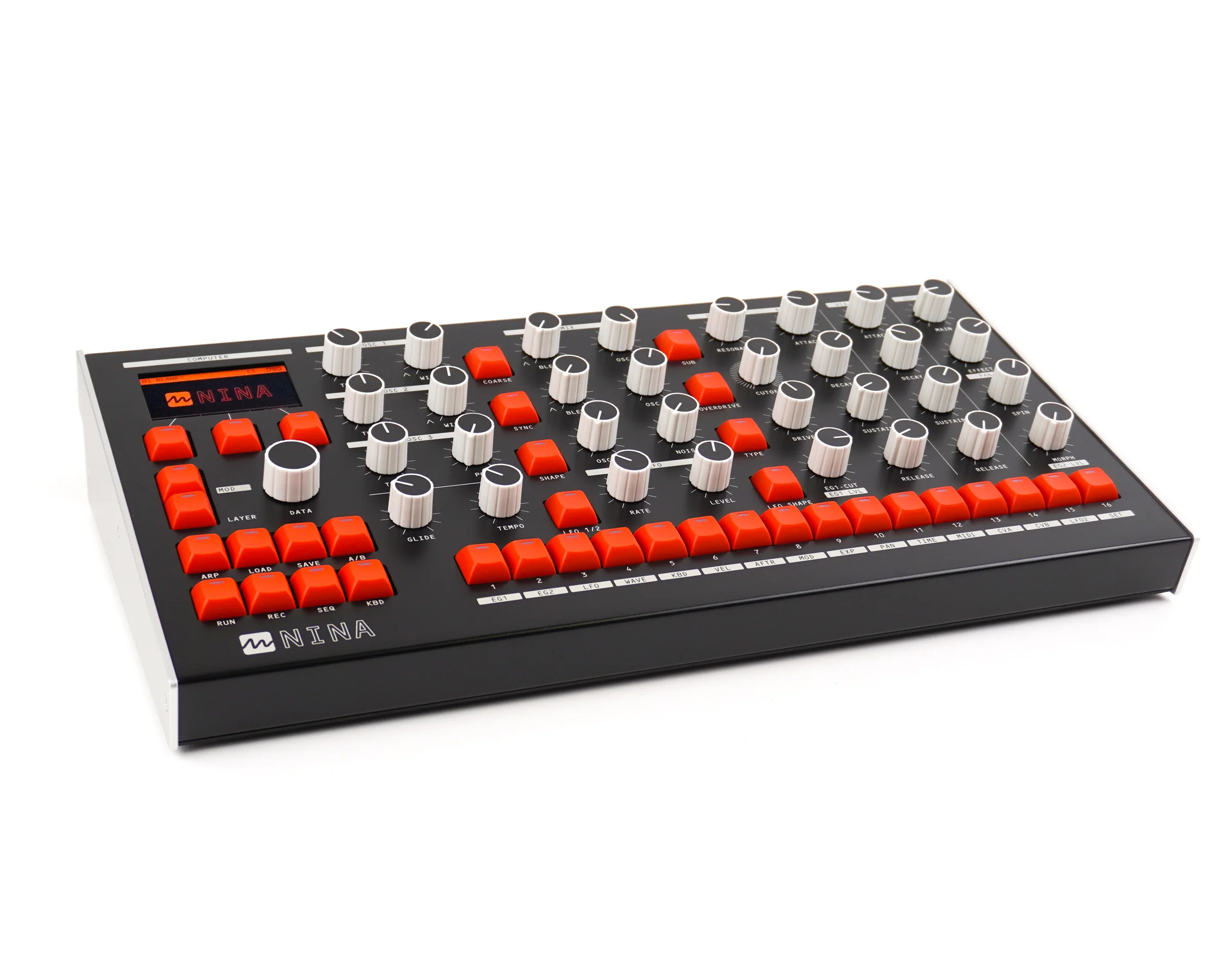 Melbourne Instruments NINA 12 Voice Analogue Polyphonic Multitimbral Synthesizer with Motorised Controls - Image 2