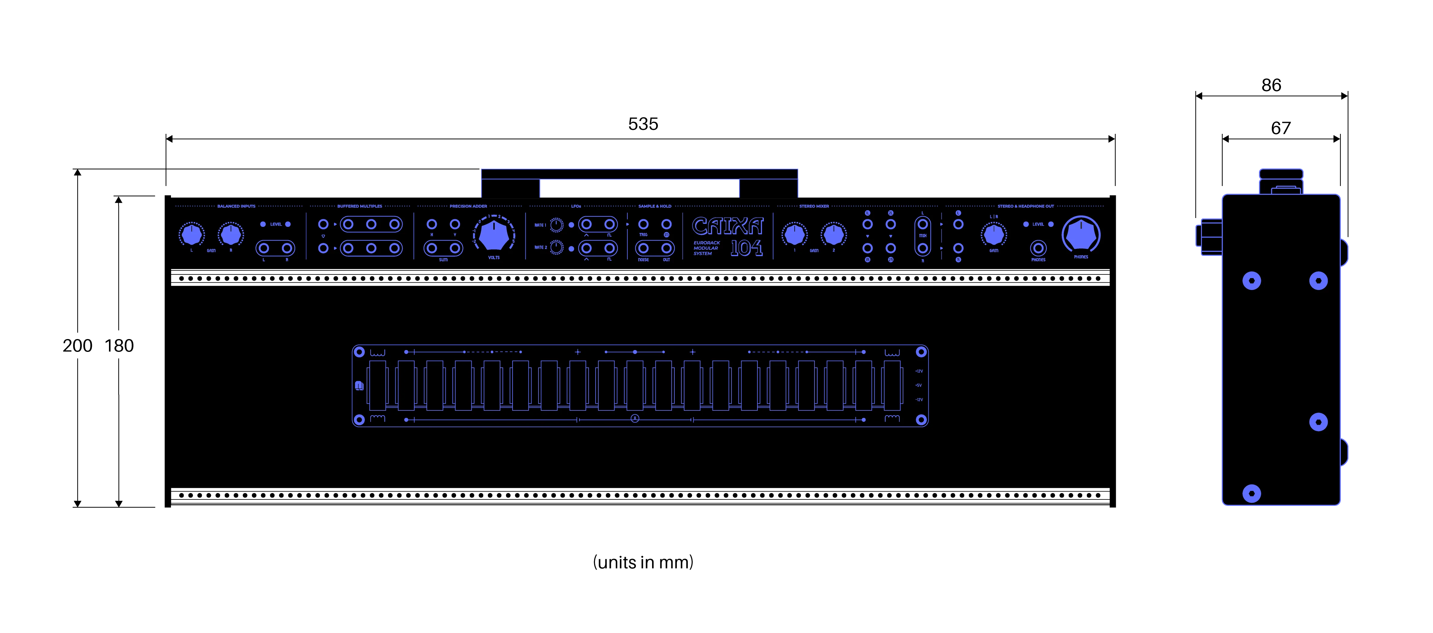 Nanomodules Caixa 104hp Eurorack Case - Image 2