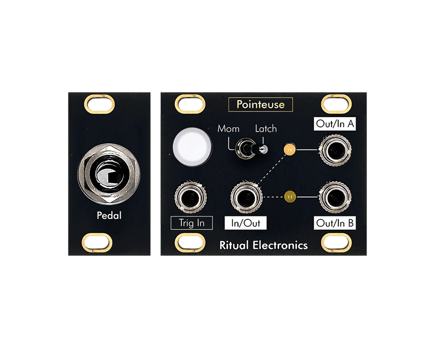Ritual Electronics Pointeuse 1U CV Controlled Bidirectional Analogue Switch