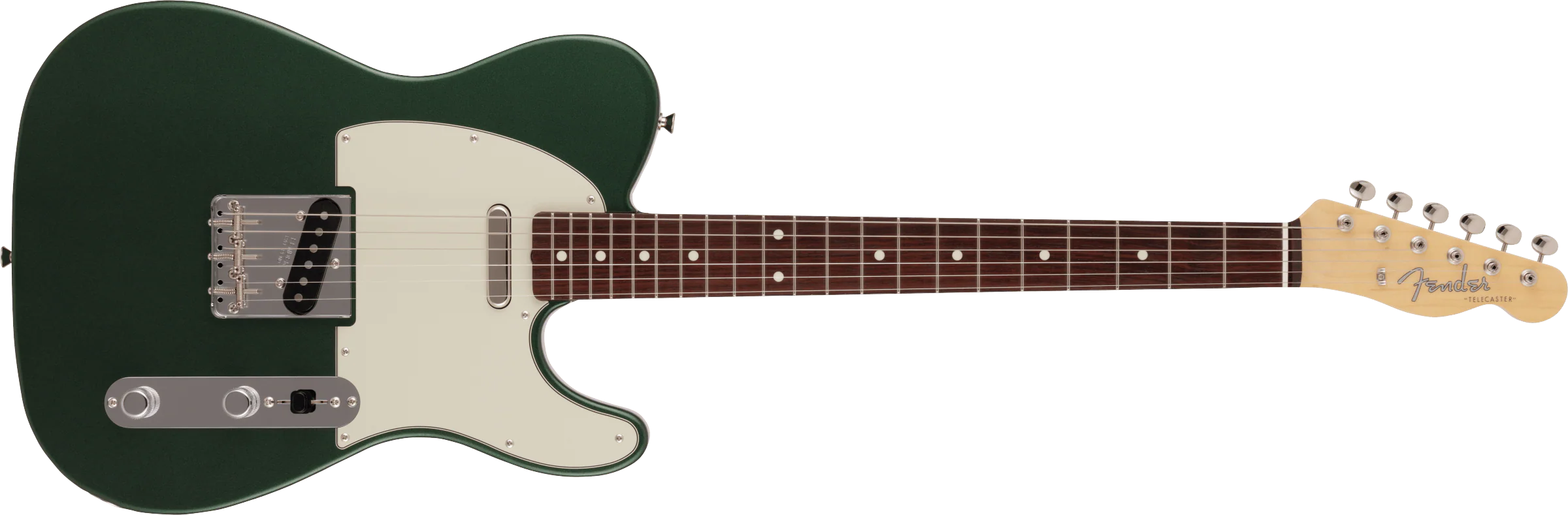Fender 2023 Collection Made in Japan Traditional 60s Telecaster - Aged Sherwood Green Metallic - Image 4