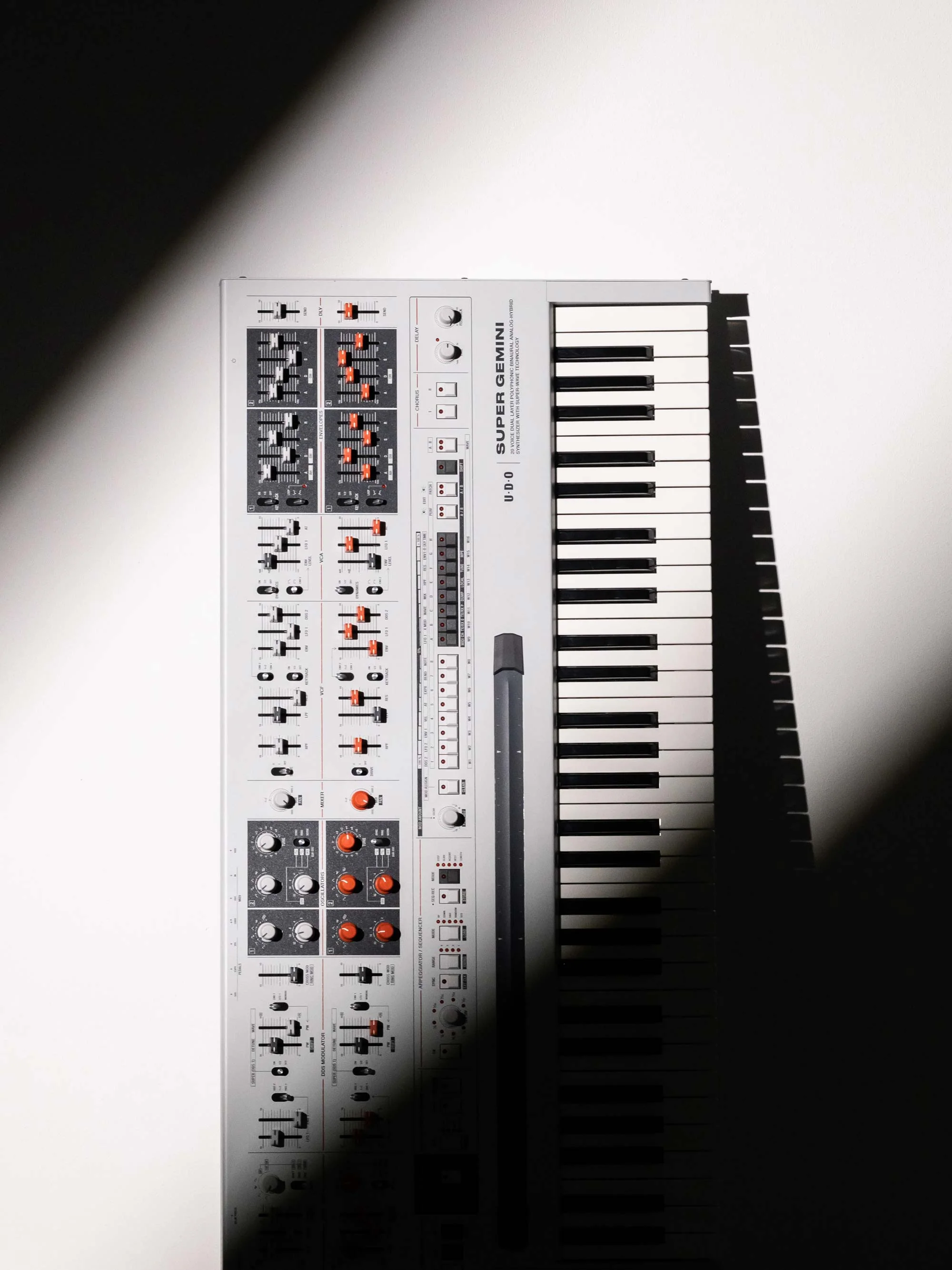 UDO Super Gemini 20 Voice Polyphonic Bi-Timbral Analogue Hybrid Synthesizer - Image 6
