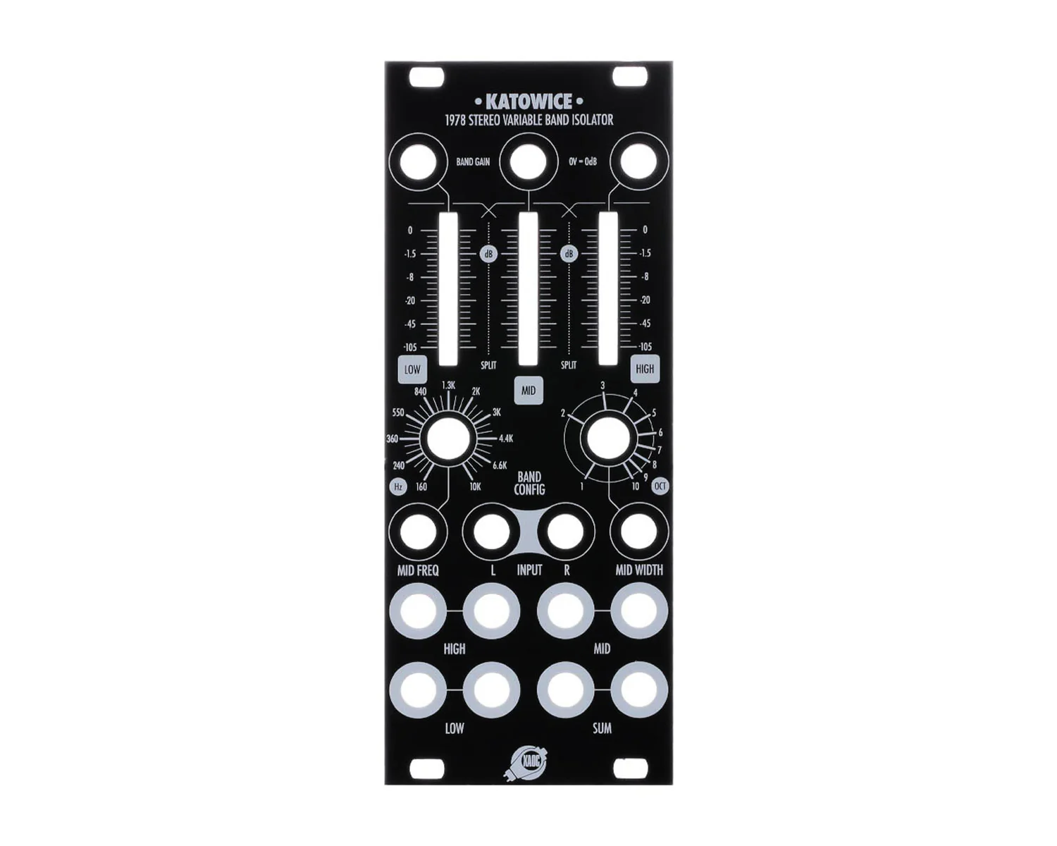 XAOC Devices KATOWICE Replacement Panel - Black
