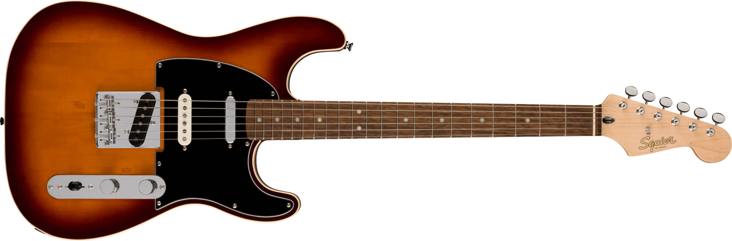 Fender Squier Paranormal Custom Nashville Stratocaster - Chocolate 2-Colour Sunburst - Image 4