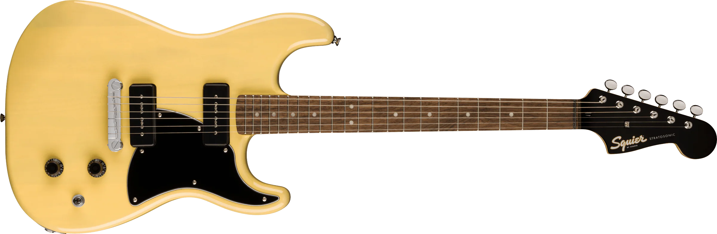 Fender Squier Paranormal Strat-O-Sonic - Vintage Blonde - Image 4