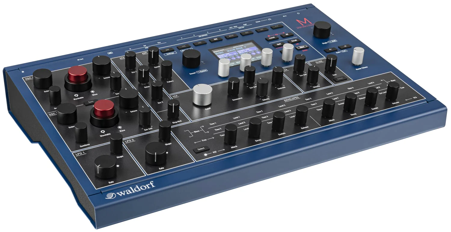Waldorf M Desktop Synthesizer w/ Two Wavetable Oscillators - Image 3