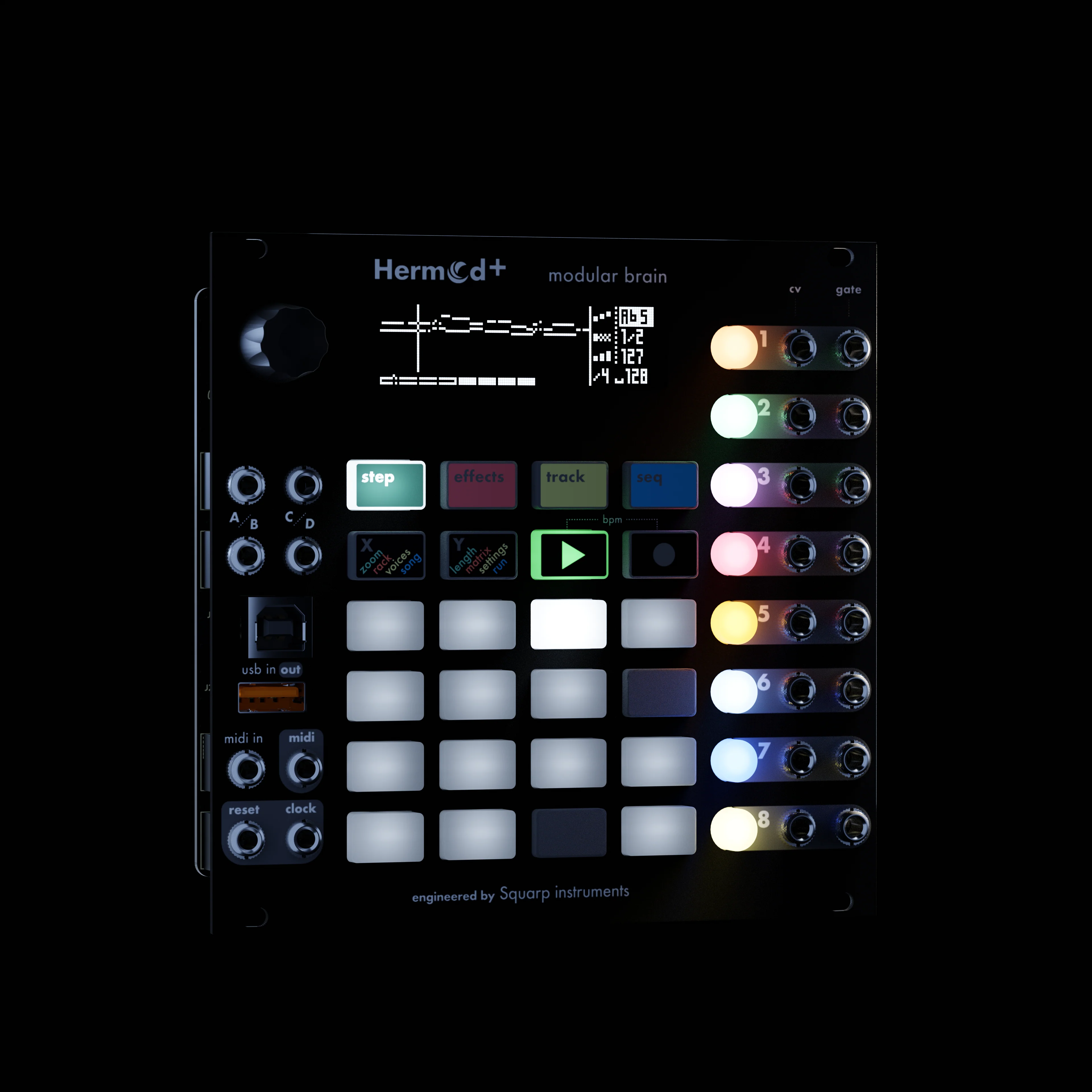 Squarp Instruments Hermod+ Modular Brain Sequencer & MIDI-CV Converter - Image 11