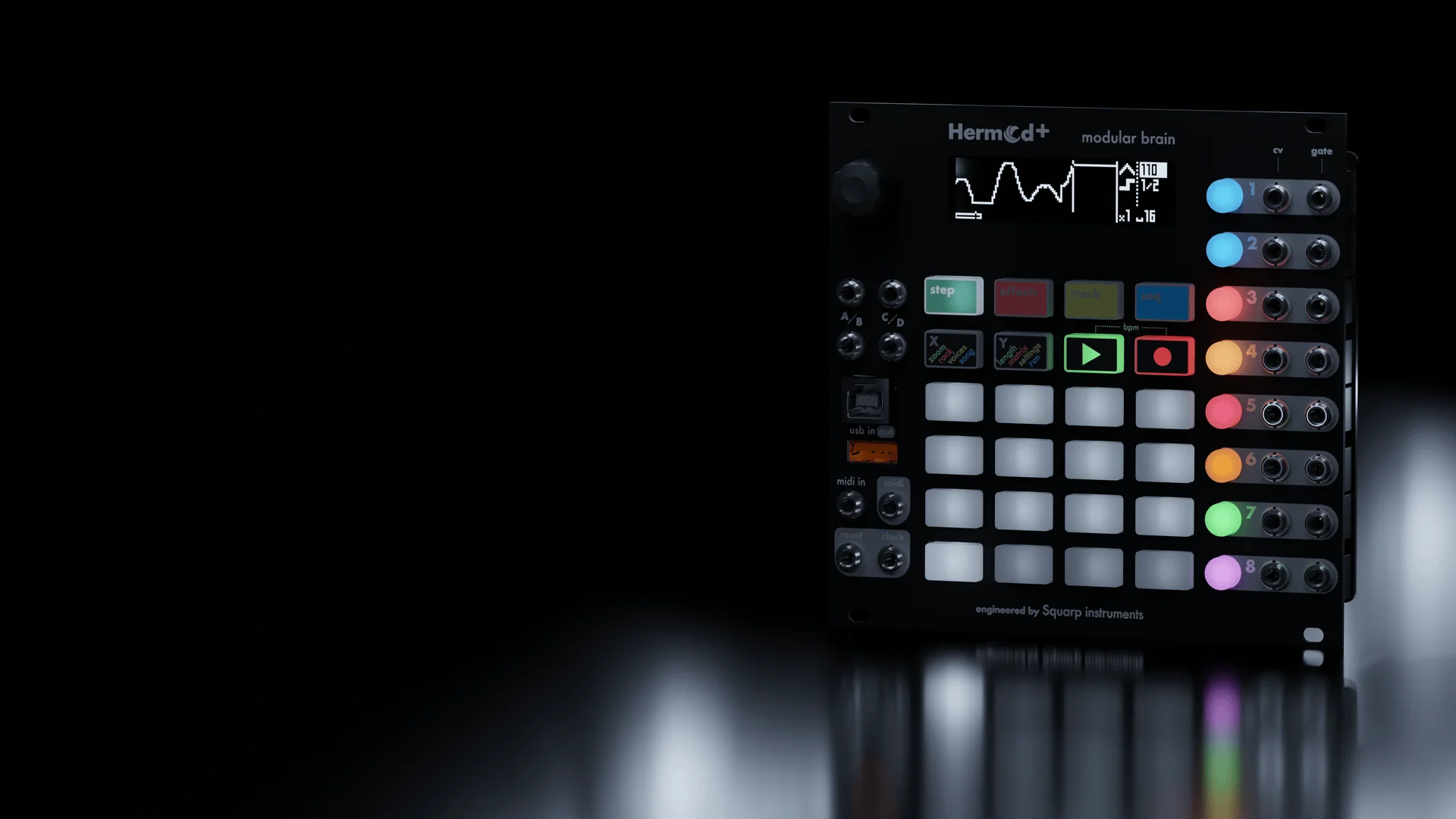 Squarp Instruments Hermod+ Modular Brain Sequencer & MIDI-CV Converter - Image 3