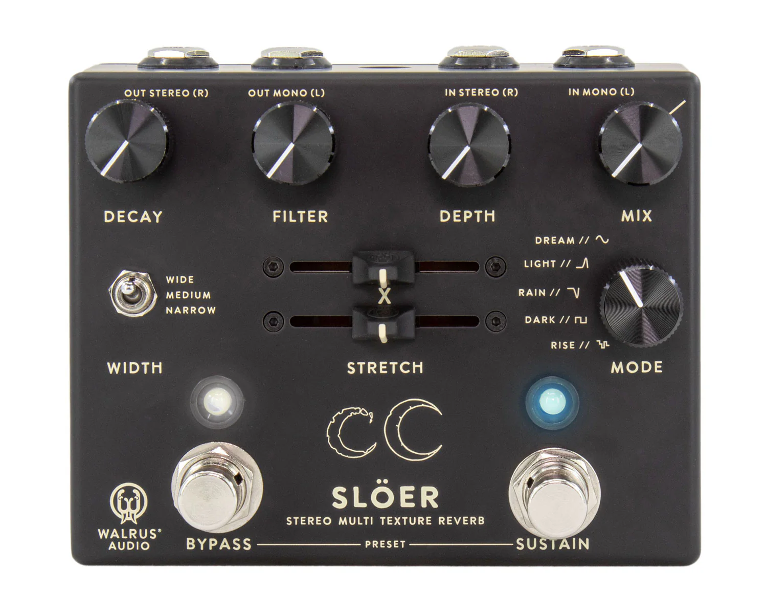 Walrus Audio SLÖER Stereo Ambient Reverb - Black